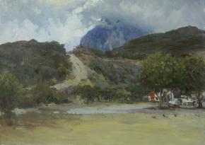 Vitaly Grafov. At the foot of the mountains